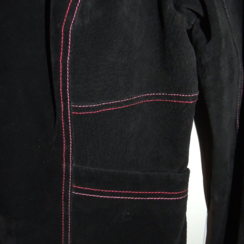 Suede, leather coat - Picture 4 of 9